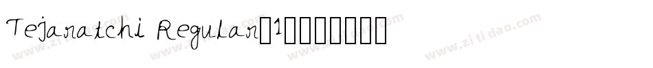 Tejaratchi Regular(1)字体转换